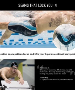 FINIS® Rival Open Back Kneeskin | Elite Technical Racing Suit (Olivia Smoliga-White) Swim Fast⚡