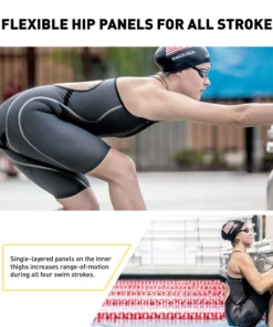 FINIS® Rival 2.0 Open Back Kneeskin | Elite Technical Racing Suit (Black) 17 FINIS® Rival 2.0 Open Back Kneeskin | Elite Technical Racing Suit (Black)