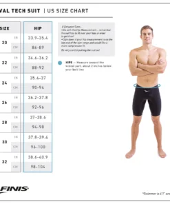 FINIS® Swim Fast⚡ Rival Jammer | Elite Technical Racing Suit (Black)