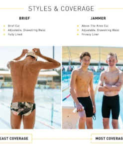 FINIS® Rotto Starburst Brief | Durable Training And Competition Swimwear