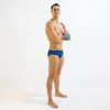 FINIS® Men Swimwear Maze Blue Brief | Durable Training And Competition Swimwear