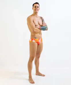 FINISĀ® Rotto Starburst Brief | Durable Training And Competition Swimwear