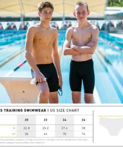 FINIS® Boys Swimwear Youth Black Jammer | Durable Training And Competition Swimwear