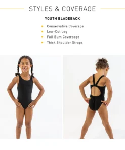 FINIS® YOUTH BLACK BLADEBACK | DURABLE TRAINING AND COMPETITION SWIMWEAR 12 FINIS® YOUTH BLACK BLADEBACK | DURABLE TRAINING AND COMPETITION SWIMWEAR