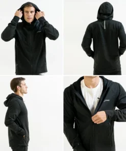 FINIS® Apparel Tech Jacket Mens | Full-Zip Hoodie (Black) 9 FINIS® Apparel Tech Jacket Mens | Full-Zip Hoodie (Black)