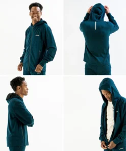 FINIS® Apparel Tech Jacket Mens | Full-Zip Hoodie (Navy) 10 FINIS® Apparel Tech Jacket Mens | Full-Zip Hoodie (Navy)