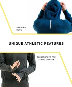 FINIS® Apparel Tech Jacket Mens | Full-Zip Hoodie (Black) 11 FINIS® Apparel Tech Jacket Mens | Full-Zip Hoodie (Black)