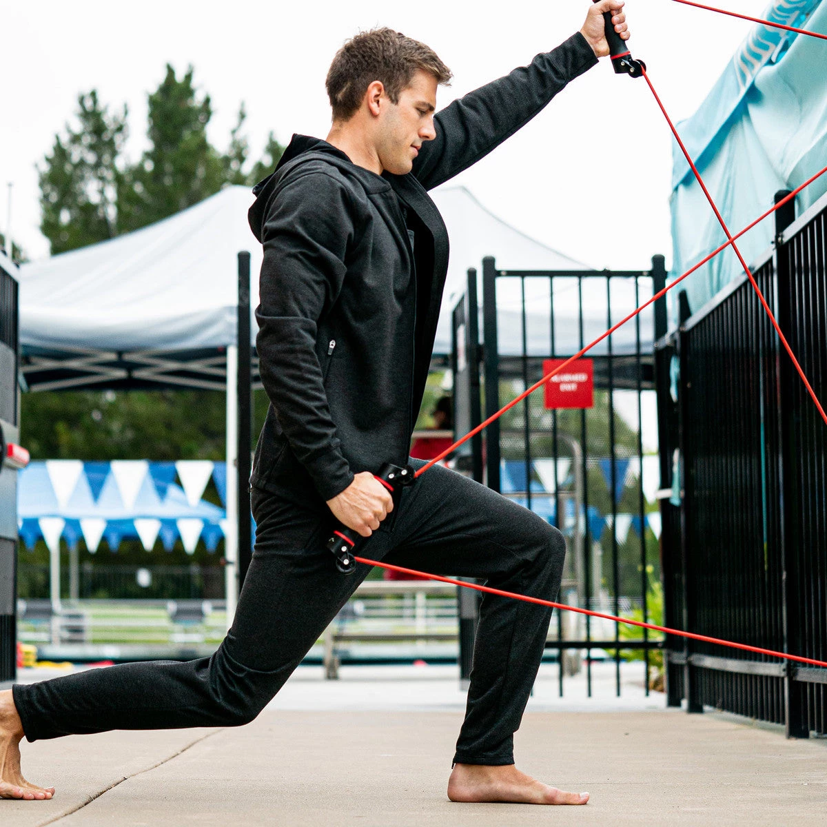 FINIS® Apparel Tech Pant Mens | Jogger-Style Pants (Black) 4 FINIS® Apparel Tech Pant Mens | Jogger-Style Pants (Black)