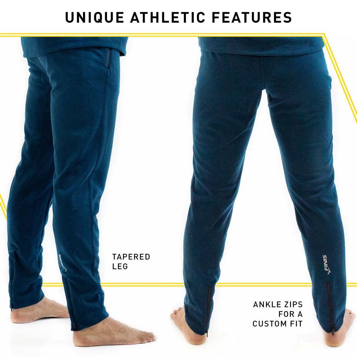 FINIS® Tech Pant Mens | Jogger-Style Pants (Navy) Apparel 4 FINIS® Tech Pant Mens | Jogger-Style Pants (Navy) Apparel