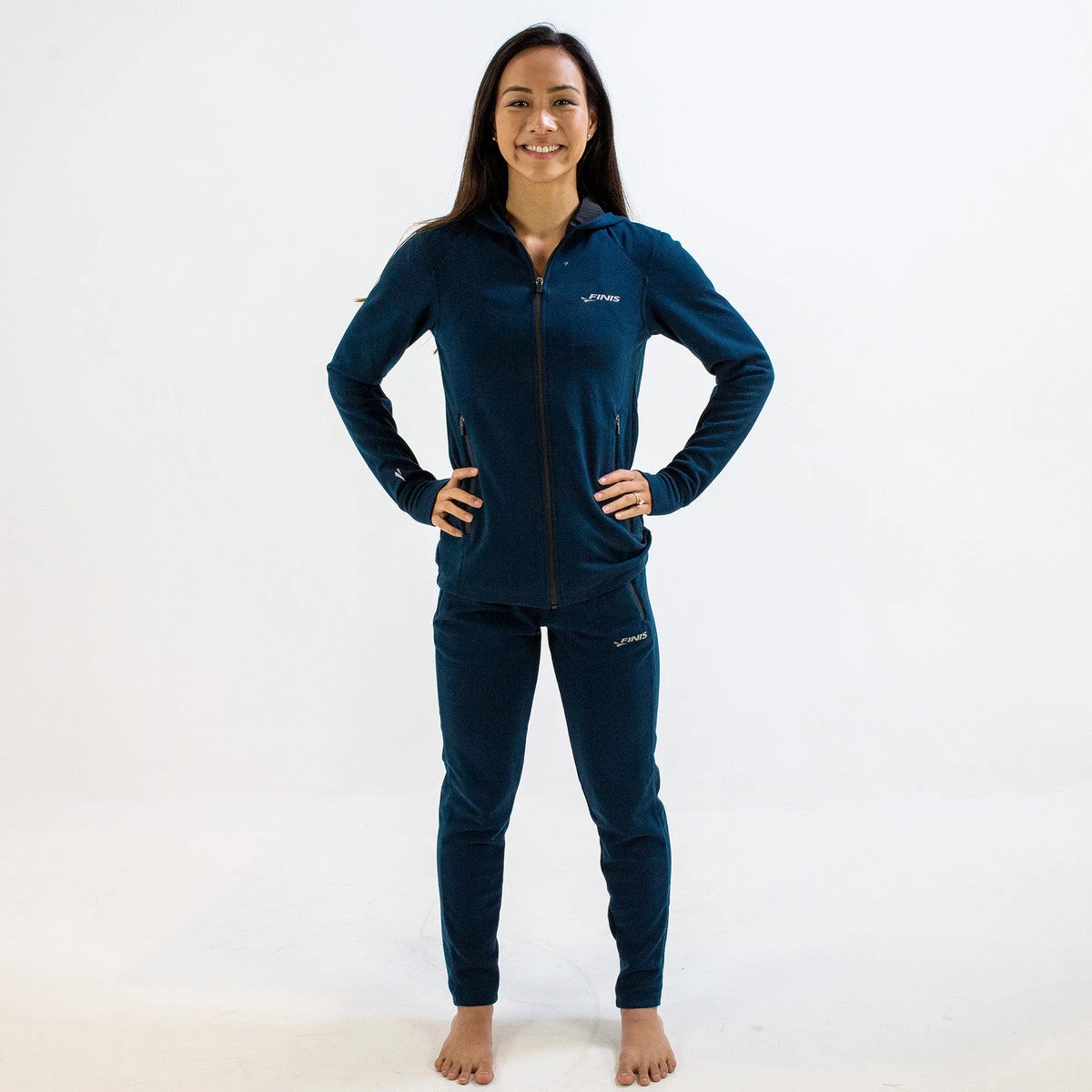 FINIS® Apparel Tech Pant Womens | Jogger-Style Pants (Navy) 1 FINIS® Apparel Tech Pant Womens | Jogger-Style Pants (Navy)