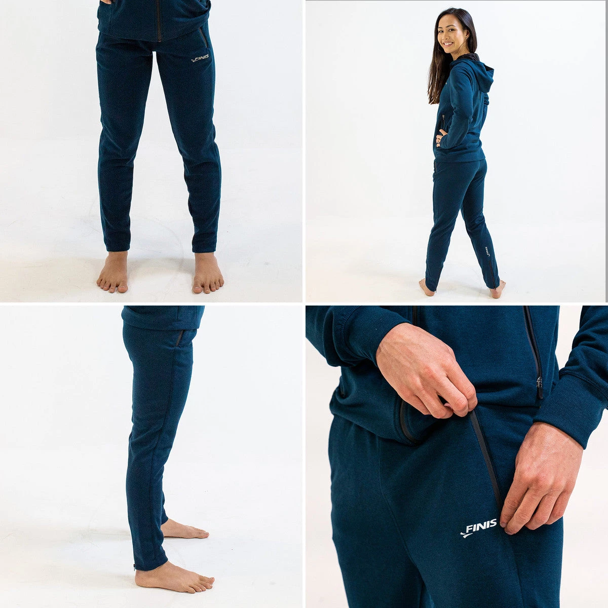 FINIS® Apparel Tech Pant Womens | Jogger-Style Pants (Navy) 3 FINIS® Apparel Tech Pant Womens | Jogger-Style Pants (Navy)