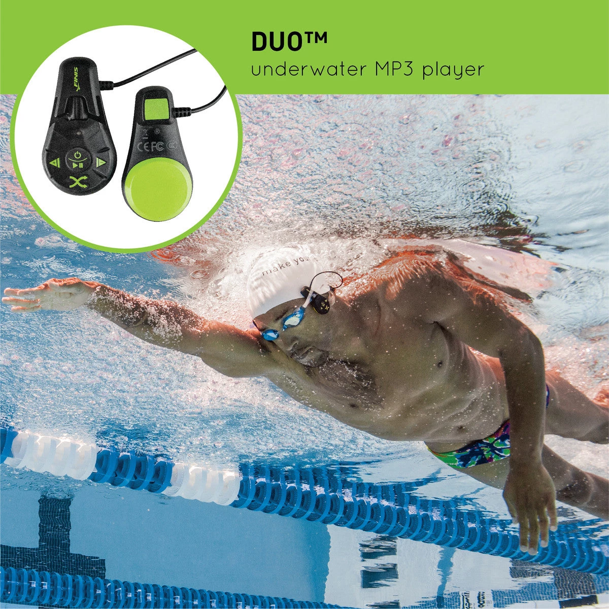 FINIS® Duo™ | Underwater Bone Conduction MP3 Player 4 FINIS® Duo™ | Underwater Bone Conduction MP3 Player