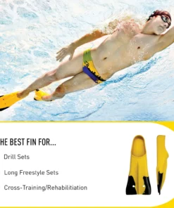 FINIS® Technical [MISSING BOX] Z2 Gold Zoomers® | Short Blade Swim Fins