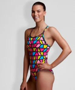 Funkita Gee Up | Ladies Diamond Back One Piece Women Swimwear