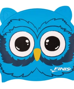 FINISĀ® Swim Caps Owl | Animal-Shaped Silicone Swim Cap