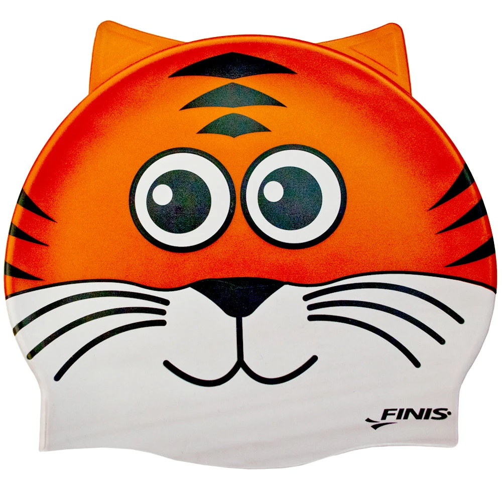 FINIS® Tiger | Animal-Shaped Silicone Swim Cap 1 FINIS® Tiger | Animal-Shaped Silicone Swim Cap