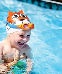 FINIS® Tiger | Animal-Shaped Silicone Swim Cap 5 FINIS® Tiger | Animal-Shaped Silicone Swim Cap