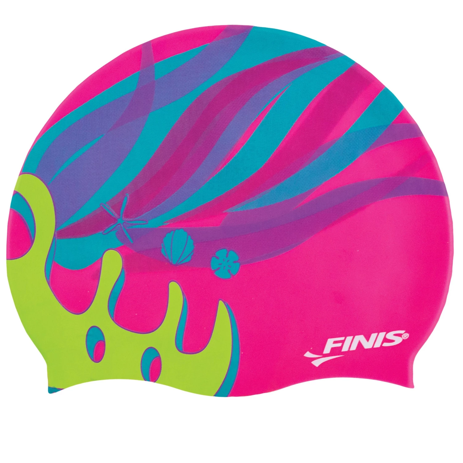 FINIS® Crown | Mermaid Silicone Swim Cap 1 FINIS® Crown | Mermaid Silicone Swim Cap