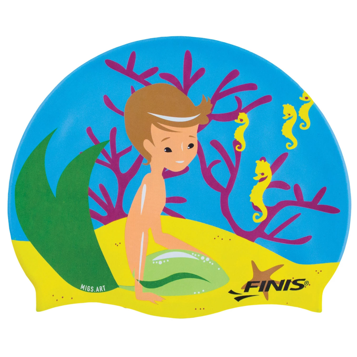 FINIS® Merman | Mermaid Silicone Swim Cap 1 FINIS® Merman | Mermaid Silicone Swim Cap
