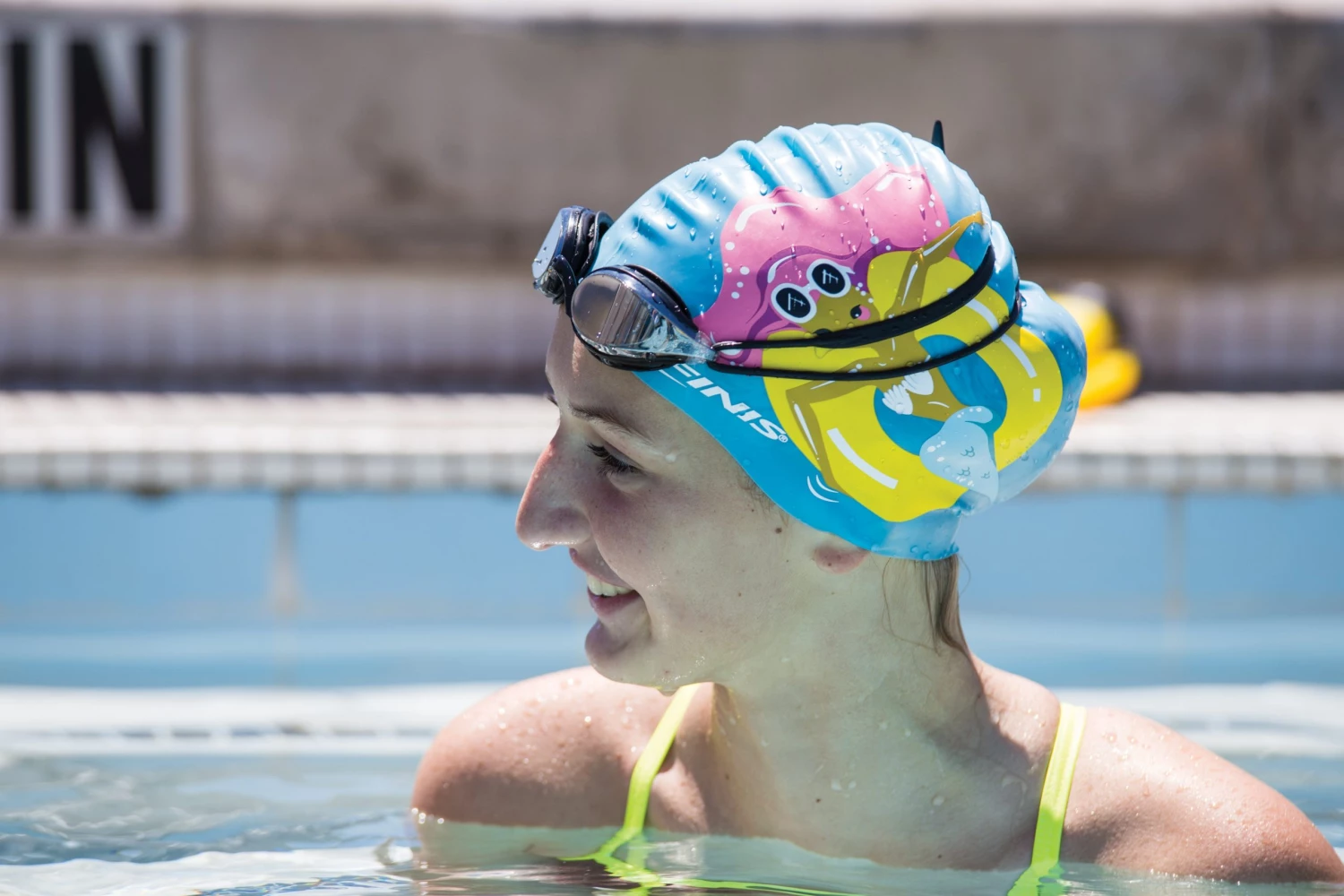 FINIS® Floaty | Mermaid Silicone Swim Cap Swim Caps 2 FINIS® Floaty | Mermaid Silicone Swim Cap Swim Caps