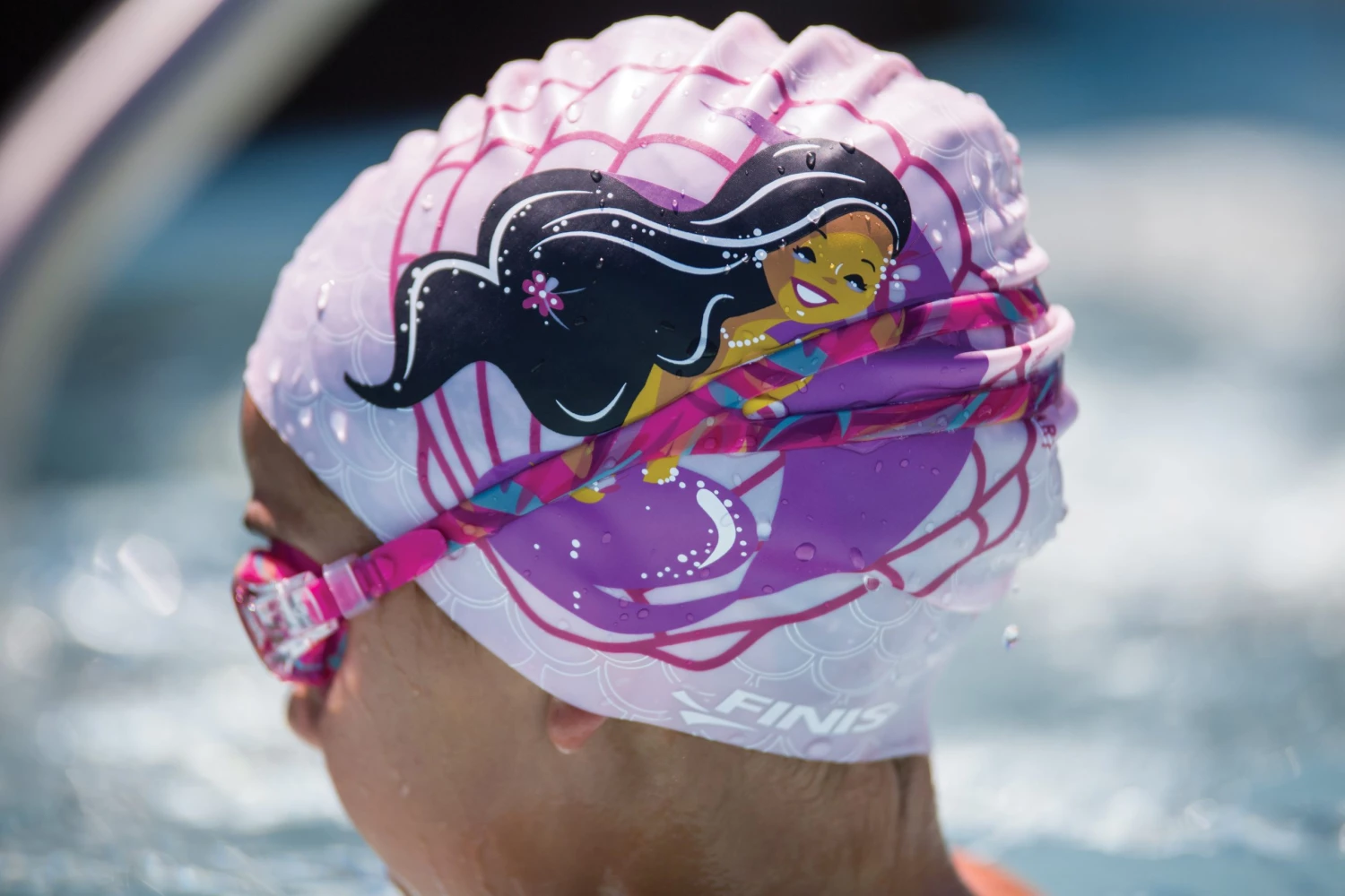 FINIS® Swim Caps Sea Shell | Mermaid Silicone Swim Cap 2 FINIS® Swim Caps Sea Shell | Mermaid Silicone Swim Cap
