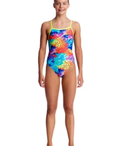 FUNKITA LAYER CAKE | GIRLS TIE ME TIGHT ONE PIECE
