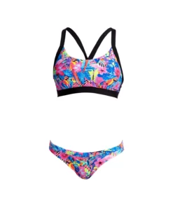 Funkita CLUB TROPO | LADIES HOLD STEADY CROP TOP