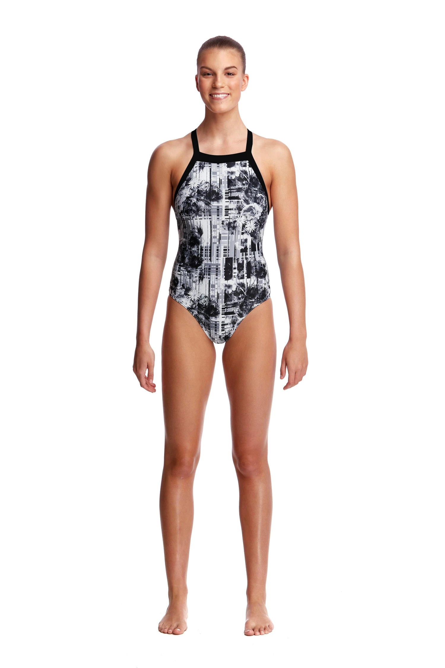 Funkita GARDEN MIST | LADIES SKY HI ONE PIECE Women Swimwear 2 Funkita GARDEN MIST | LADIES SKY HI ONE PIECE Women Swimwear