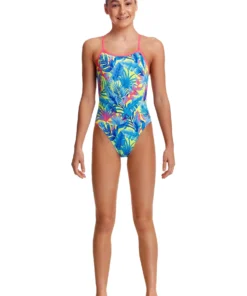 Funkita Poptail | Girls Eco Single Strap One Piece Girls Swimwear 9 Funkita Poptail | Girls Eco Single Strap One Piece Girls Swimwear