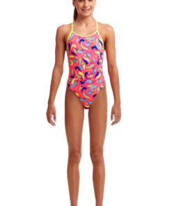 Funkita So Hot | Girls Eco Diamond Back One Piece Girls Swimwear