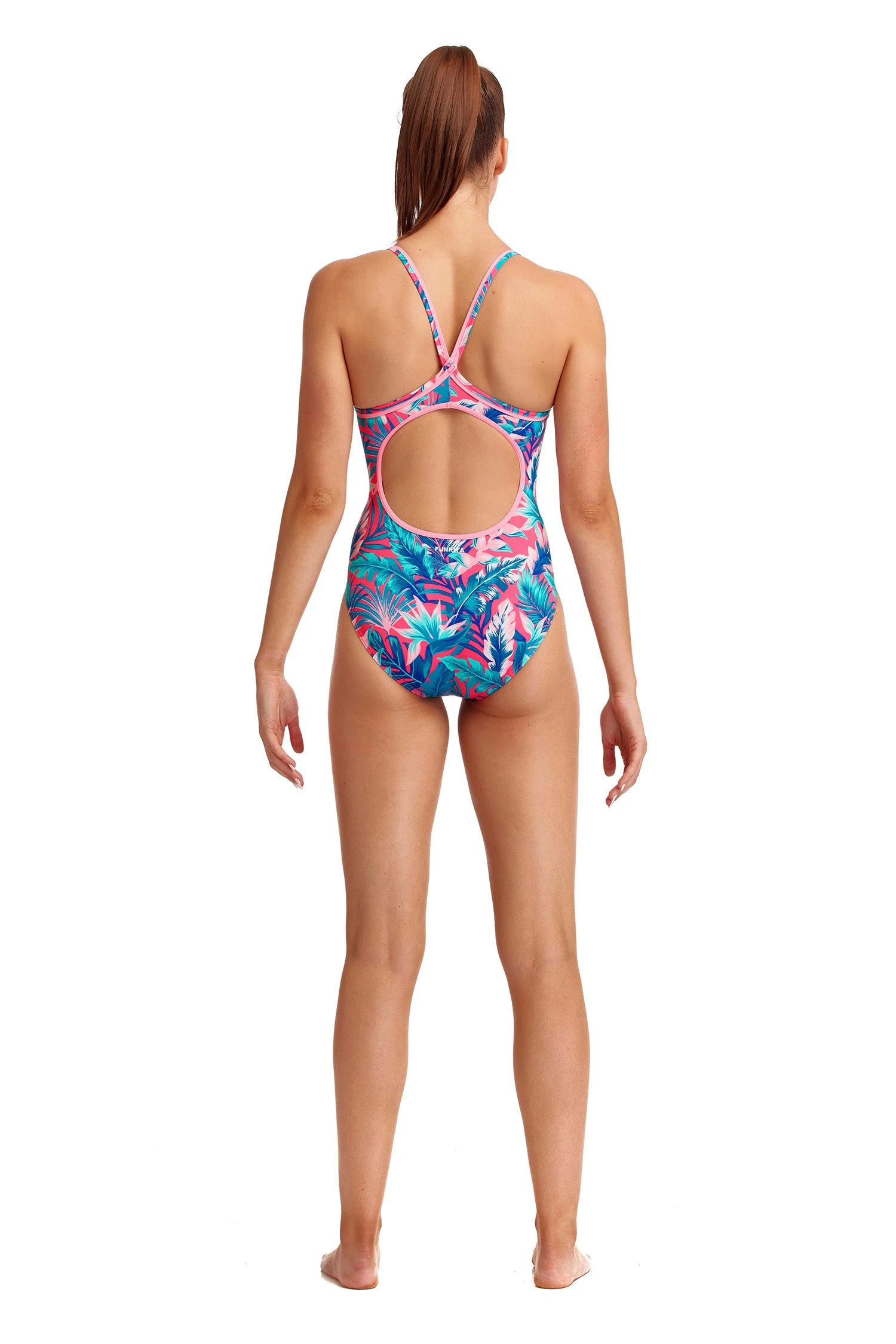 Funkita Women Swimwear Trop Fest | Ladies Eco Diamond Back One Piece 2 Funkita Women Swimwear Trop Fest | Ladies Eco Diamond Back One Piece