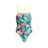 Funkita Women Swimwear Palm Off | Ladies Eco Strapped In One Piece