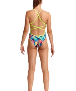 Funkita Women Swimwear Palm Off | Ladies Eco Strapped In One Piece