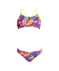 Funkita Girls Swimwear BEE BOP | GIRLS RACERBACK TWO PIECE