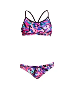FUNKITA LIMITLESS | GIRLS RACERBACK TWO PIECE