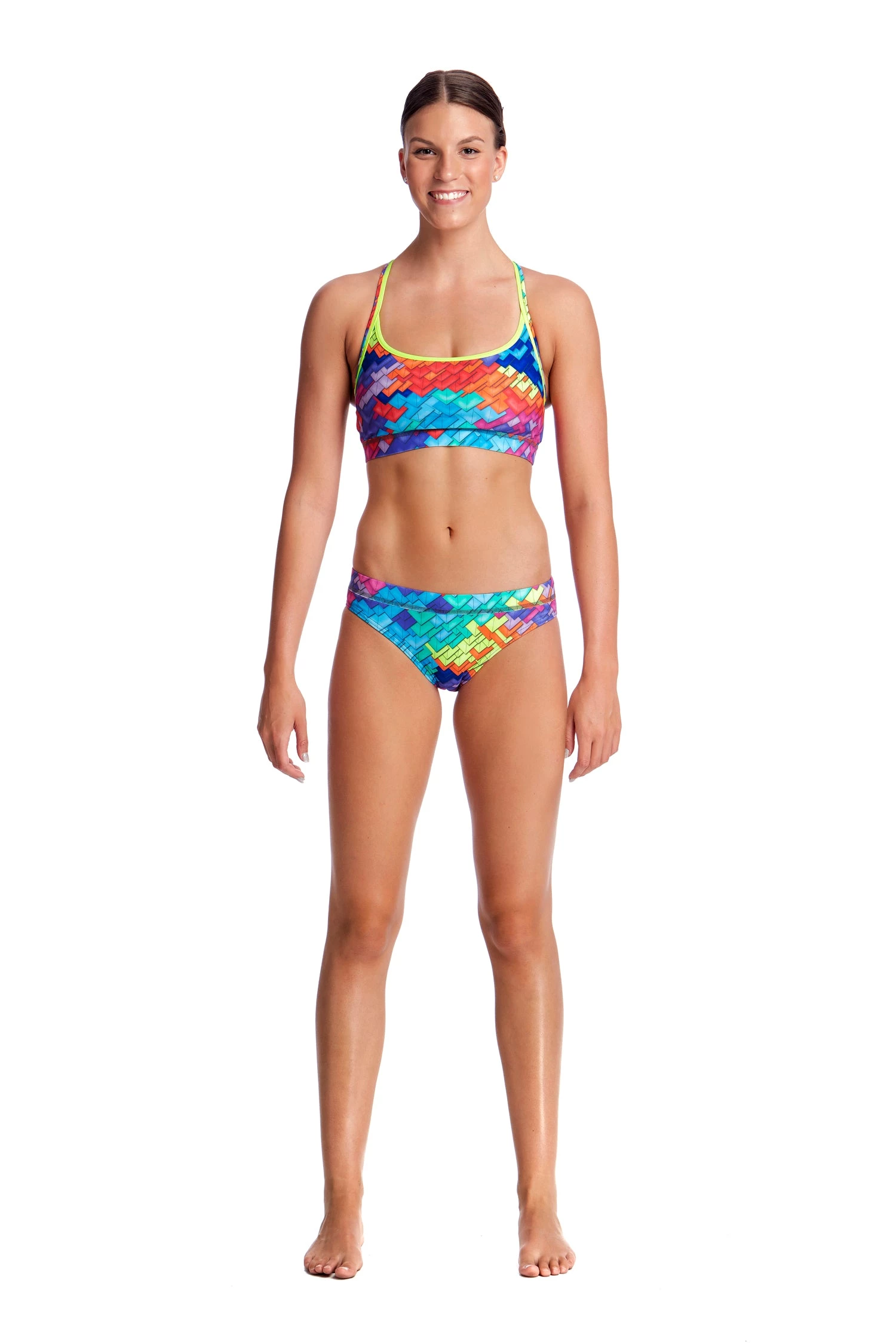 FUNKITA Women Swimwear LAYER CAKE | LADIES SPORTS TOP 3 FUNKITA Women Swimwear LAYER CAKE | LADIES SPORTS TOP