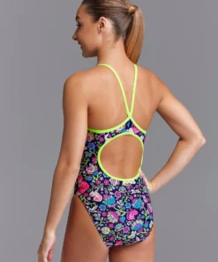 Funkita Birds And Bees | Girls Diamond Back One Piece Girls Swimwear