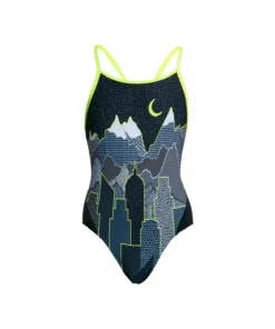 swimshop2u, Online Shop 14 Funkita MOONLIGHTING | GIRLS DIAMOND BACK ONE PIECE Girls Swimwear