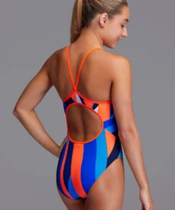 Funkita Girls Swimwear Scaffolded | Girls Diamond Back One Piece