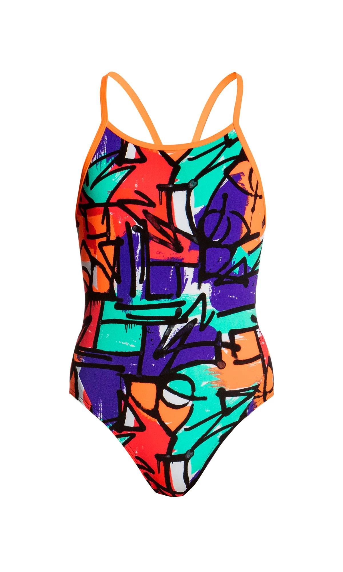 Funkita Girls Swimwear STREET BEAT | GIRLS DIAMOND BACK ONE PIECE 1 Funkita Girls Swimwear STREET BEAT | GIRLS DIAMOND BACK ONE PIECE