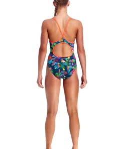 Funkita TROPIC TAG | GIRLS DIAMOND BACK ONE PIECE Girls Swimwear 6 Funkita TROPIC TAG | GIRLS DIAMOND BACK ONE PIECE Girls Swimwear