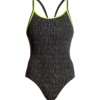 Funkita Women Swimwear BINARY BABE | LADIES DIAMOND BACK ONE PIECE