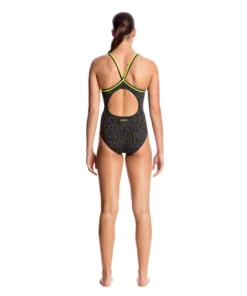 Funkita Women Swimwear BINARY BABE | LADIES DIAMOND BACK ONE PIECE