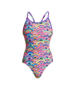 Funkita Women Swimwear EYE CANDY | LADIES DIAMOND BACK ONE PIECE