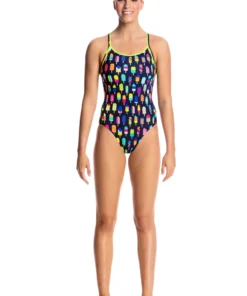 Funkita Women Swimwear FROSTY FRUITS | LADIES DIAMOND BACK ONE PIECE