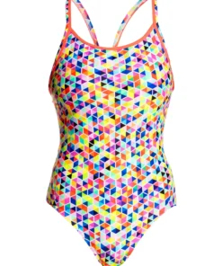 Funkita Women Swimwear HEX ON LEGS | LADIES DIAMOND BACK ONE PIECE