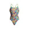 Funkita Women Swimwear PANEL POP | LADIES DIAMOND BACK ONE PIECE