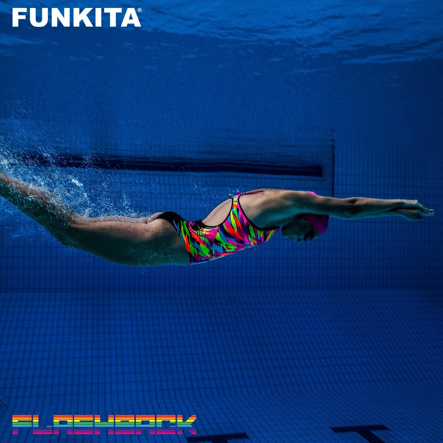Funkita Women Swimwear Pride Power | Ladies Diamond Back One Piece 5 Funkita Women Swimwear Pride Power | Ladies Diamond Back One Piece