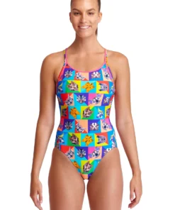 Funkita Women Swimwear Rat Pack | Ladies Diamond Back One Piece 14 Funkita Women Swimwear Rat Pack | Ladies Diamond Back One Piece
