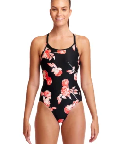 Funkita Rose Garden | Ladies Diamond Back One Piece Women Swimwear